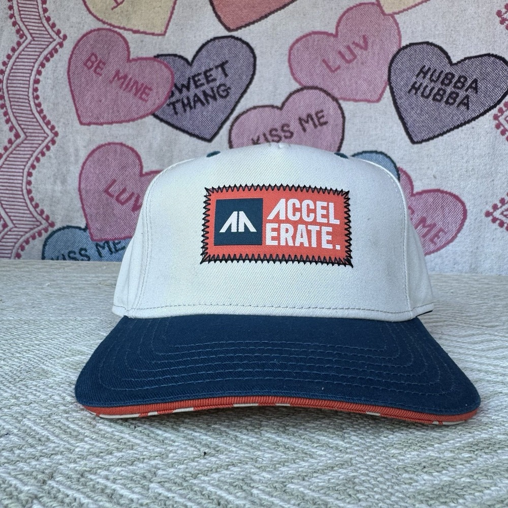 Accelerate. Beige Baseball Hat Otto Snap Back‎